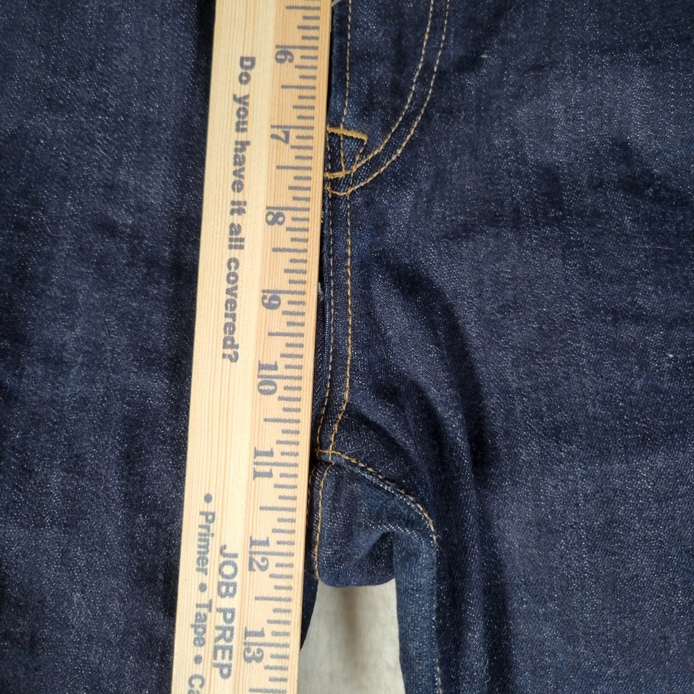 Buffalo David Bitton Jeans Mens 40x30 Dark Indigo Straight Six Mid Rise Denim - Picture 6 of 14